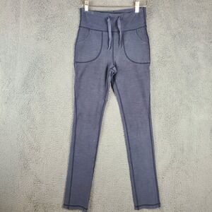 Lululemon Pants Womens 4 Gray Athletica Skinny Will Drawstring Yoga